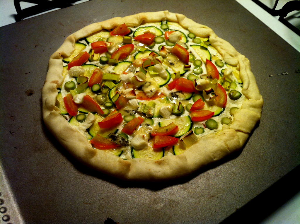 February’s Pie Of The Month: Garden Galette With Fresh Herbs & Vegetables