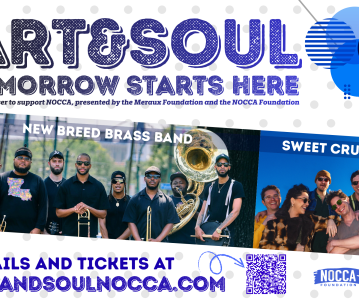 The NOCCA Foundation and The Meraux Foundation present the 2026 ART&SOUL Gala on May 16